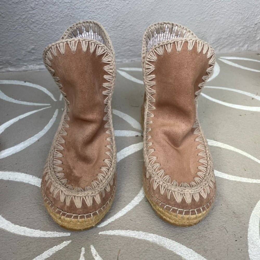 MOU Eskimo Boots - Luxe Winter Comfort - Tan Size 38